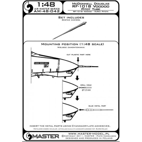 RF-101B Voodoo - Pitot Tube, image 4