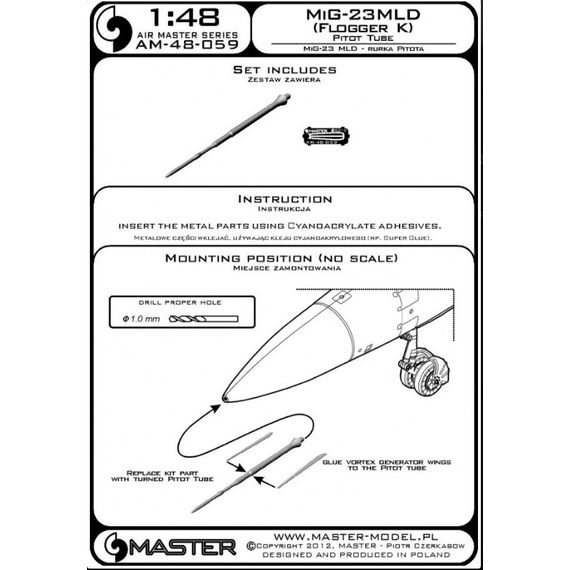 MiG-23MLD pitot tube, image 4