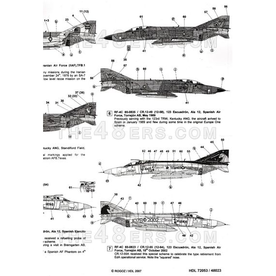 RF-4C/E Phantom II (3 organisations around the world), image 5