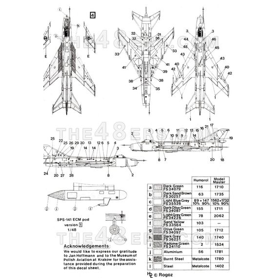 Su-7 Fitter A ( USSR, Poland, Egypt, Syria, Afghanistan - updated Afghan and Syrian markings ), image 4