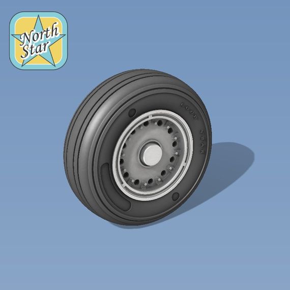 A-6 & EA-6B wheels set - No mask series, image 2