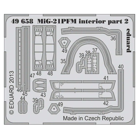 MiG-21PFM interior set, image 2