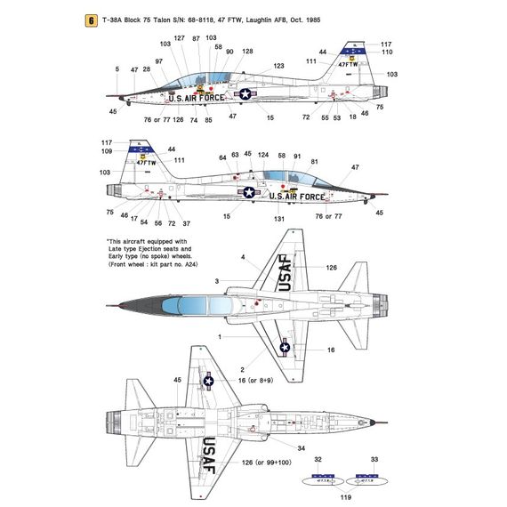 T-38A Talon "USAF 1960 ~ 1980 Era", image 6
