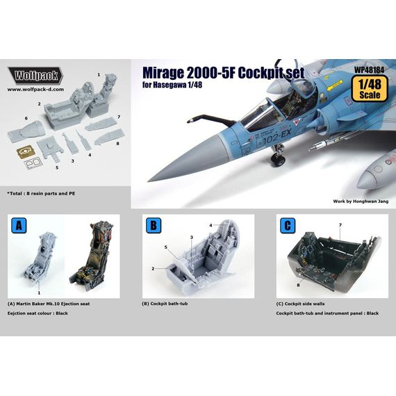 Mirage 2000-5F Cockpit set, image 4