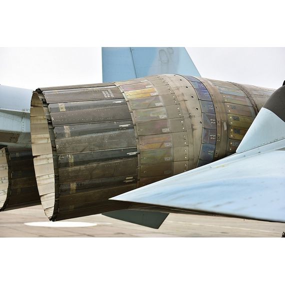 Su-35 engine exhaust nozzle, image 22