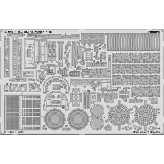 F-15C MSIP II interior detail set, image 2