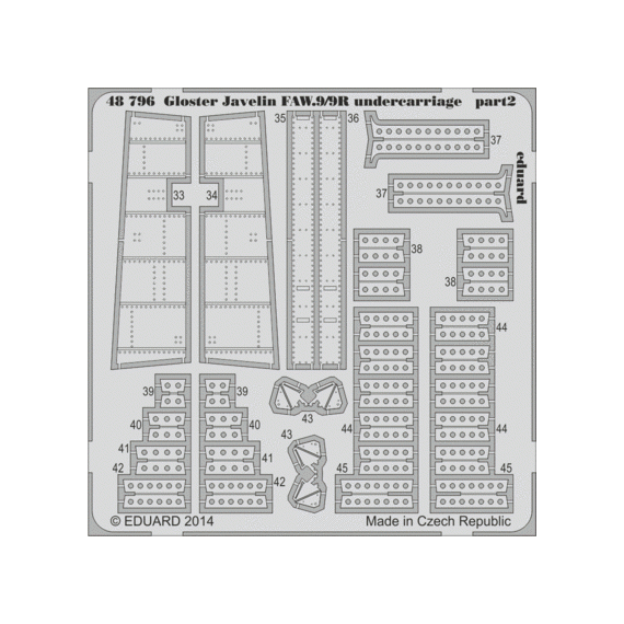 Gloster Javelin FAW.9/9R undercarriage, image 2