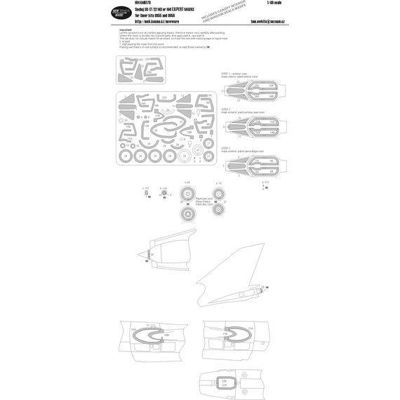 Su-17/22 M3 or M4 EXPERT kabuki masks, image 2