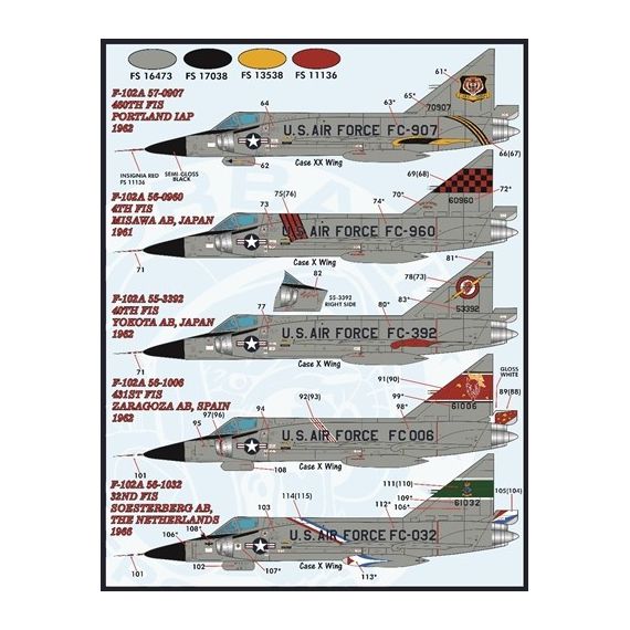 F-102 colors & markings, image 2