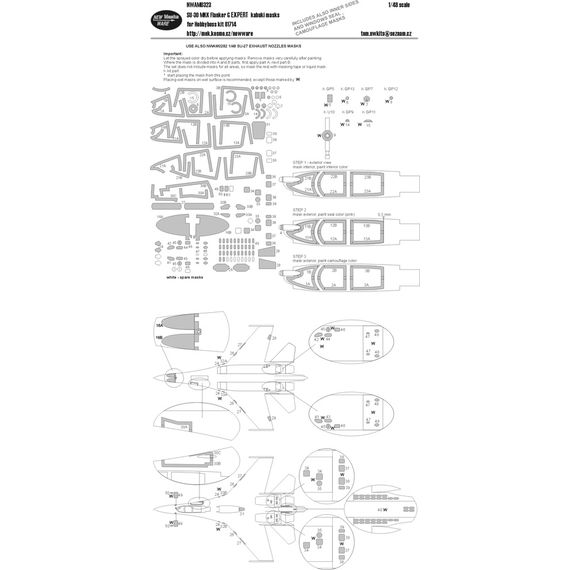 Su-30MKK EXPERT kabuki masks, image 2