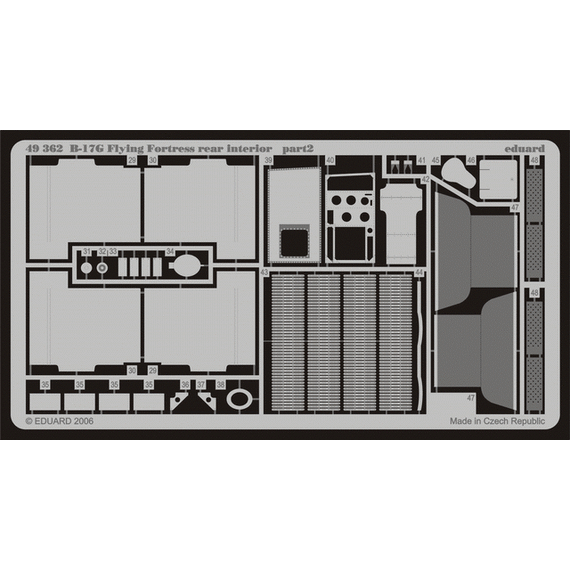 B-17G rear interior set, image 3