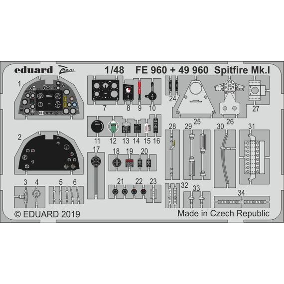 Spitfire Mk. I BIG detail set, image 6