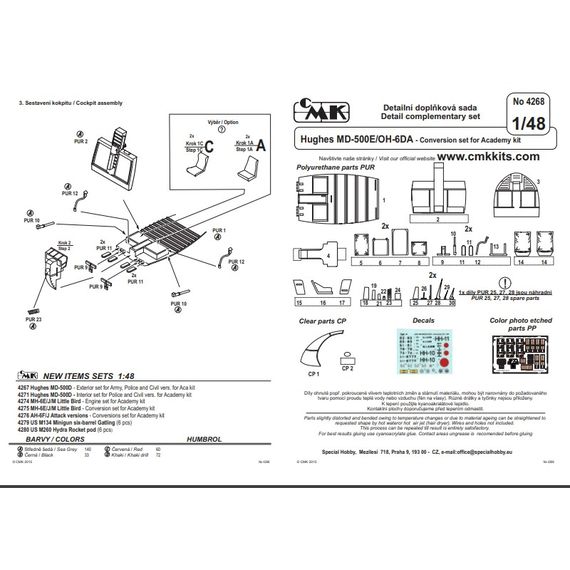 MD-500E/OH-6DA conversion set, image 6