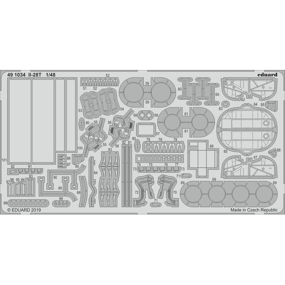 Il-28T cockpit detail set, image 2