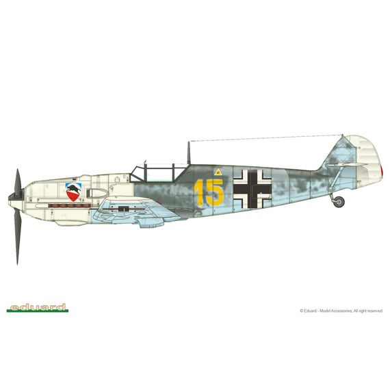 Bf 109E-3 (ProfiPACK edition) Eduard 8262 1:48, image 4