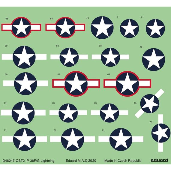 P-38F/G decals, image 2