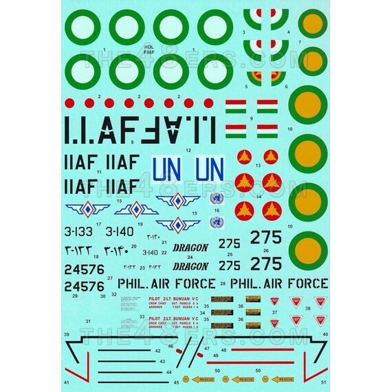 F-86F-25/30 (IIAF, Ethiopian, Philippine AF)