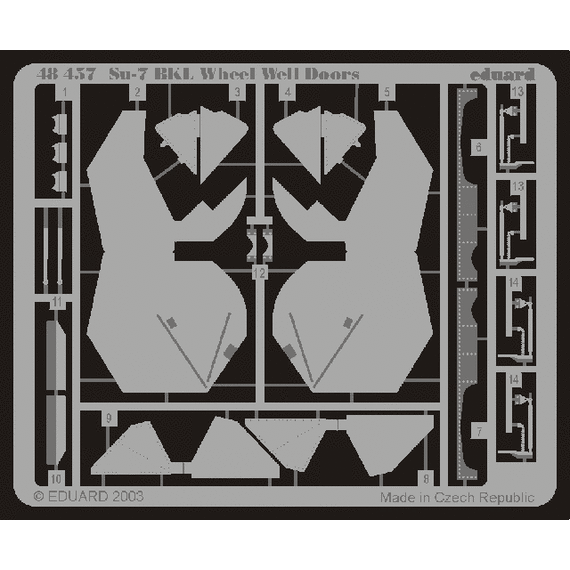 Su-7BKL wheel well doors