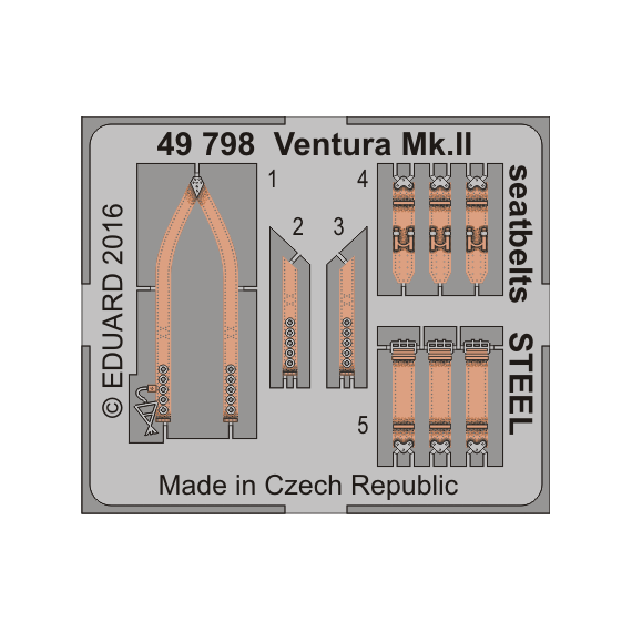 Ventura Mk.II seatbelts STEEL