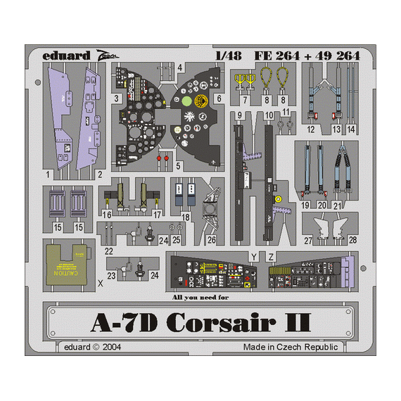 A-7D Corsair II detail set