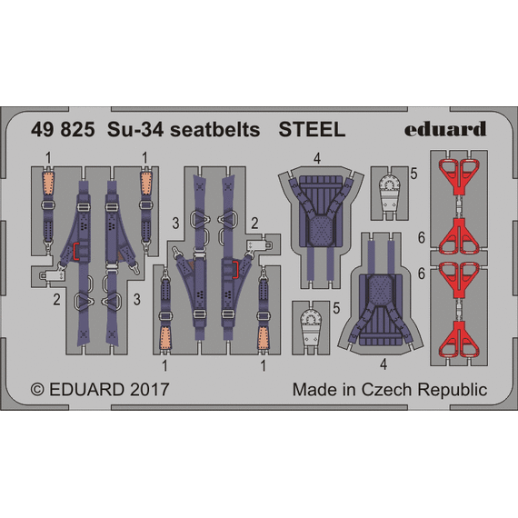 Su-34 seatbelts STEEL