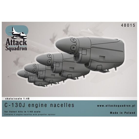 C-130J engine nacelles for Italeri