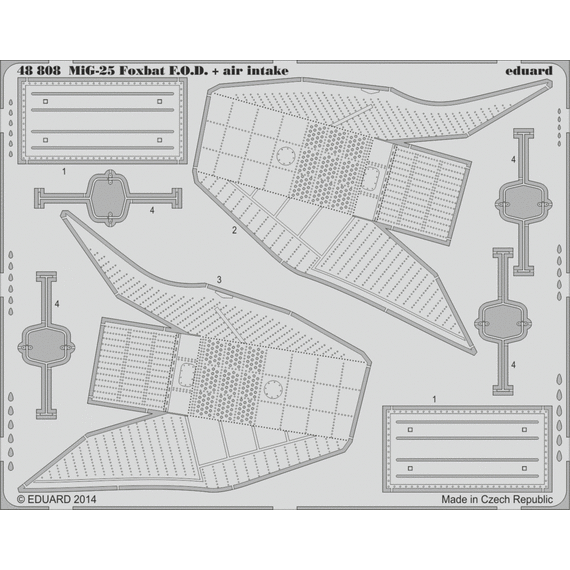 MiG-25 air intakes & F.O.D.