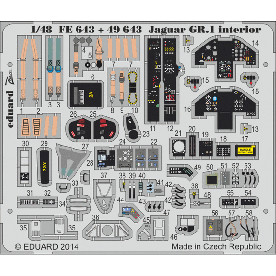 Jaguar GR.1 interior detail set