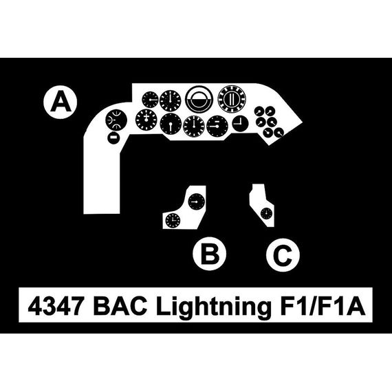 BAC Lightning F1/ F1A cockpit Set, image 2