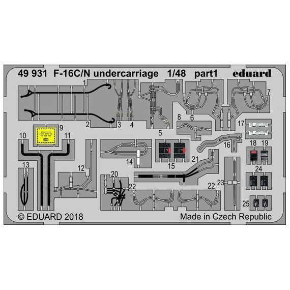 F-16C/N undercarriage set