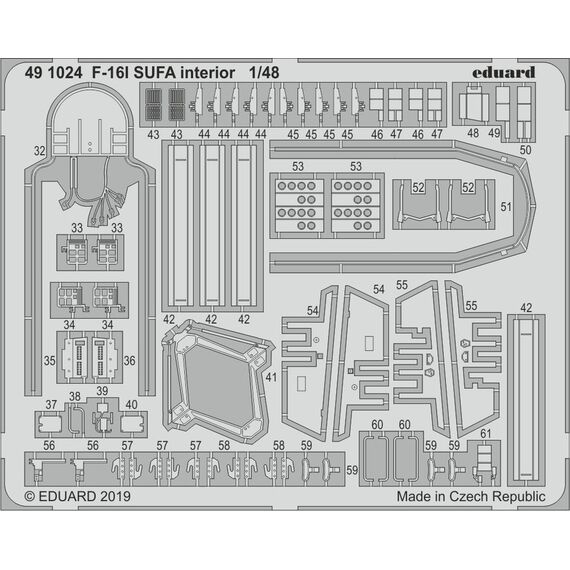 F-16I SUFA interior detail set