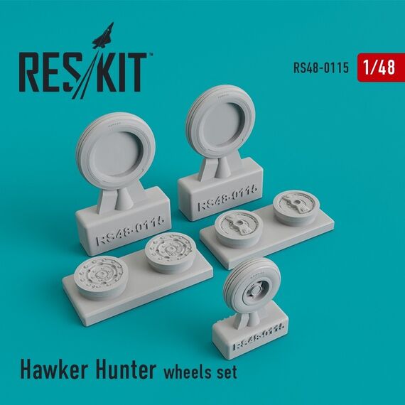 Hawker Hunter wheels set