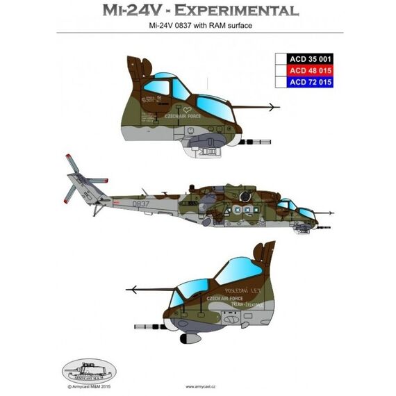 Mi-24V Czech experimental camouflage