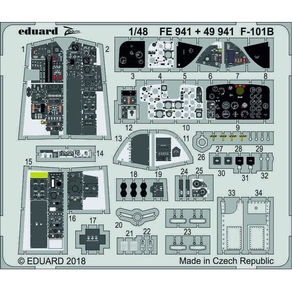 F-101B interior detail set