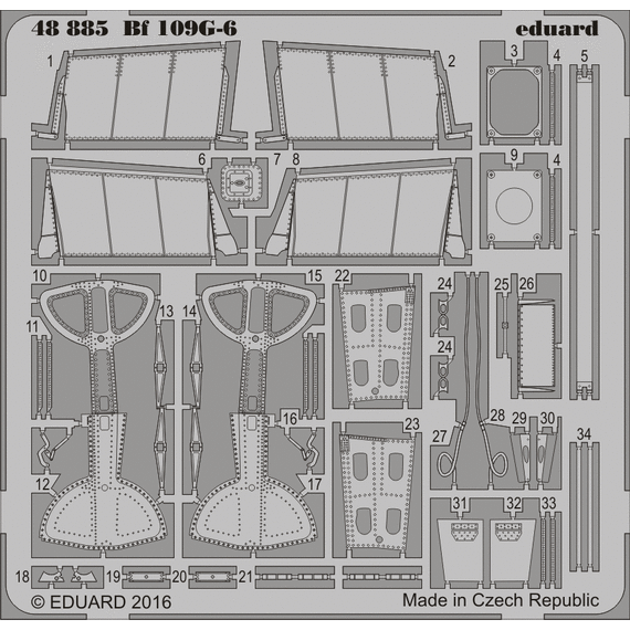 Bf 109G-6 detail set