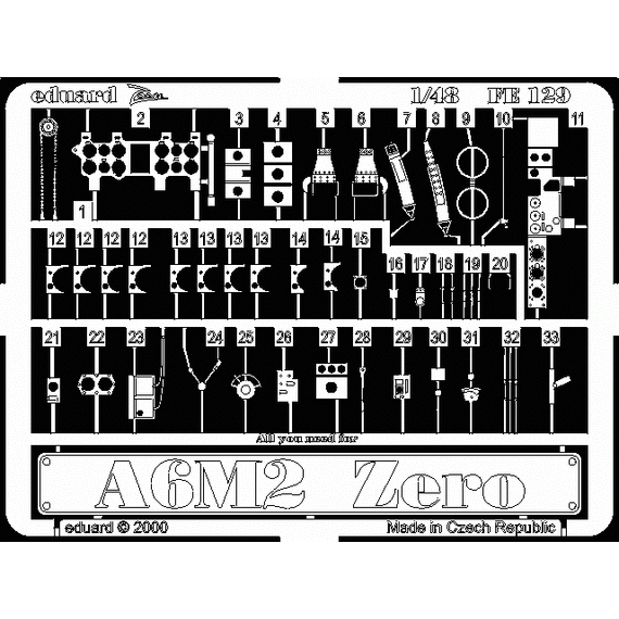 A6M2 detail set