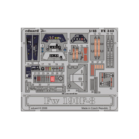 Fw 190F-8 detail set