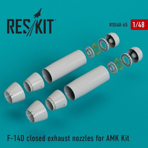 F-14D exhaust nozzles (closed)