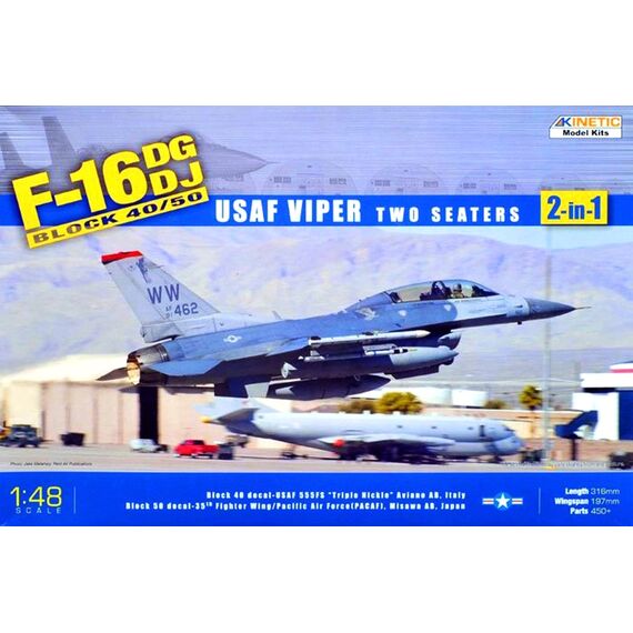 F-16DG/DJ Block 40/50 USAF Viper Kinetic K48005 1:48