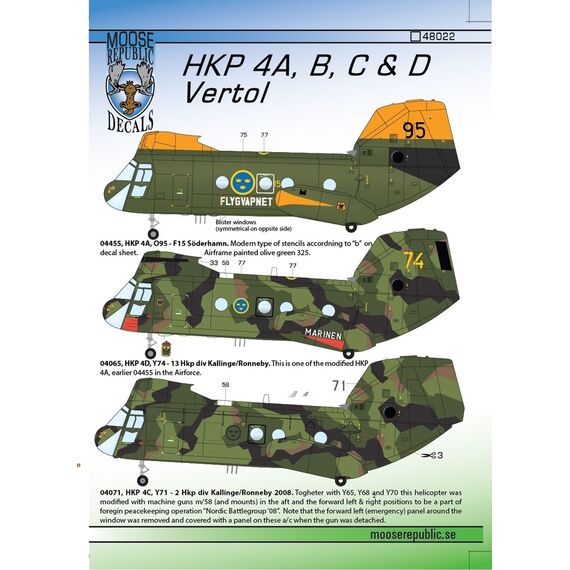 HKP 4A/B/C/D Vertol