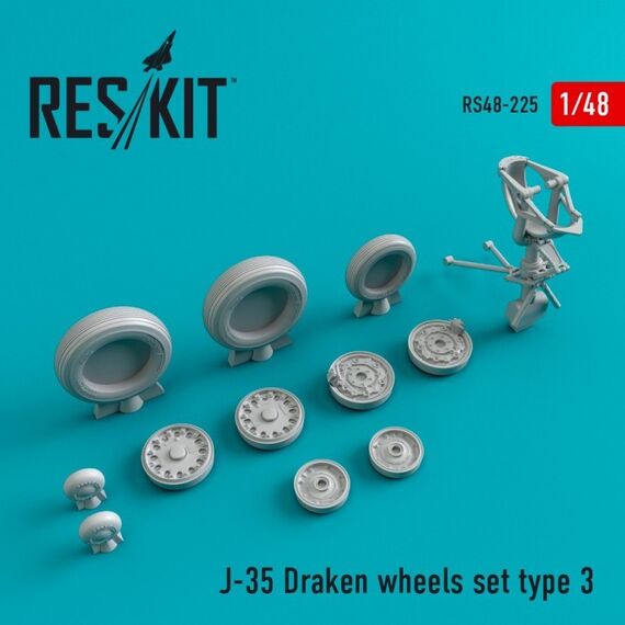 J-35 Type 3 wheels set