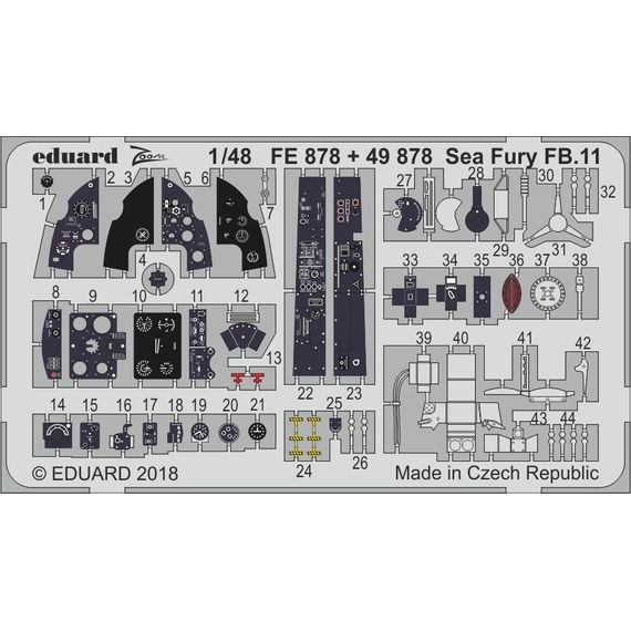 Sea Fury FB.11 BIG detail set, image 18