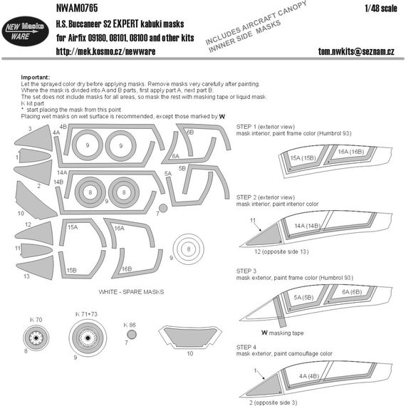 Buccaneer S2 EXPERT kabuki masks, image 2