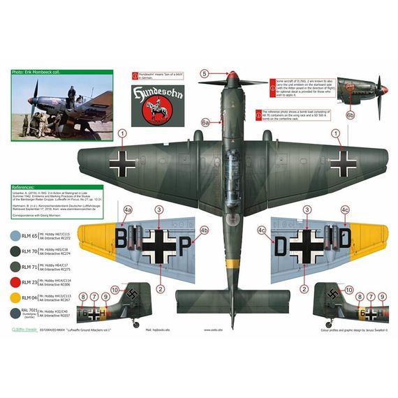 Luftwaffe Ground Attackers vol.1 - Ju 87 D-3, Hs 129, Fw 190F-8, image 3