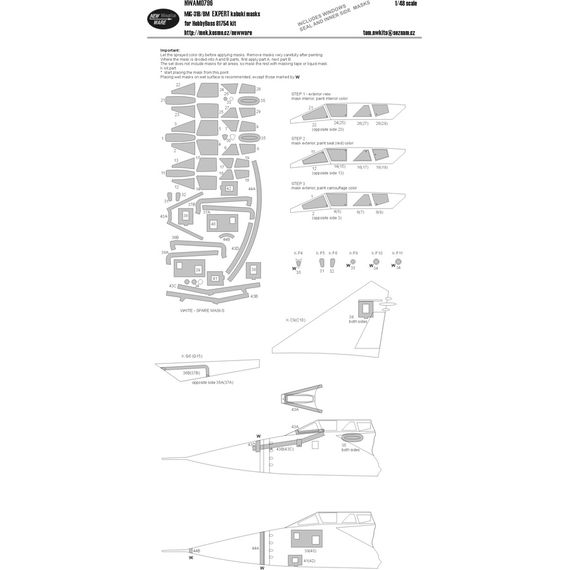 MiG-31B/BM EXPERT kabuki masks, image 2