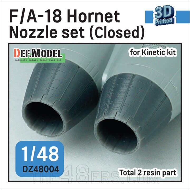F/A18A+/B/CF188 Nozzle set (Closed)