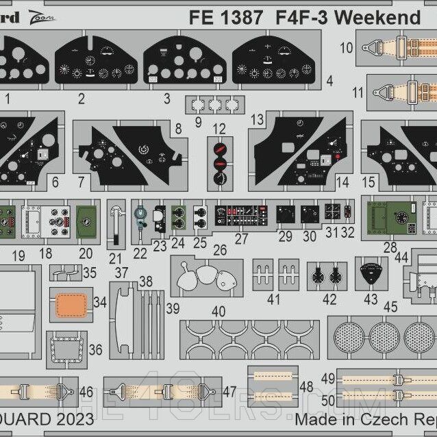 F4F-3 Weekend cockpit