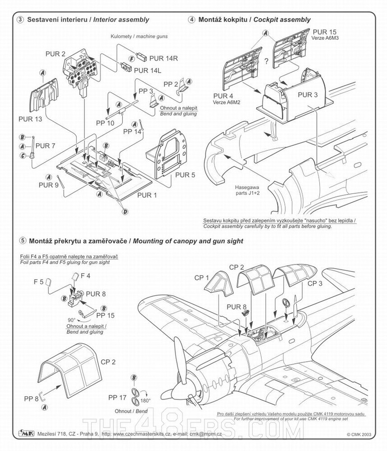 A6M2/3 Zero Interior set