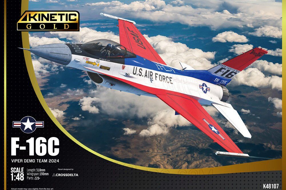 F-16C Viper Demo Team 2024 Kinetic K48107 1:48