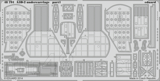 A3D-2 undercarriage detail set